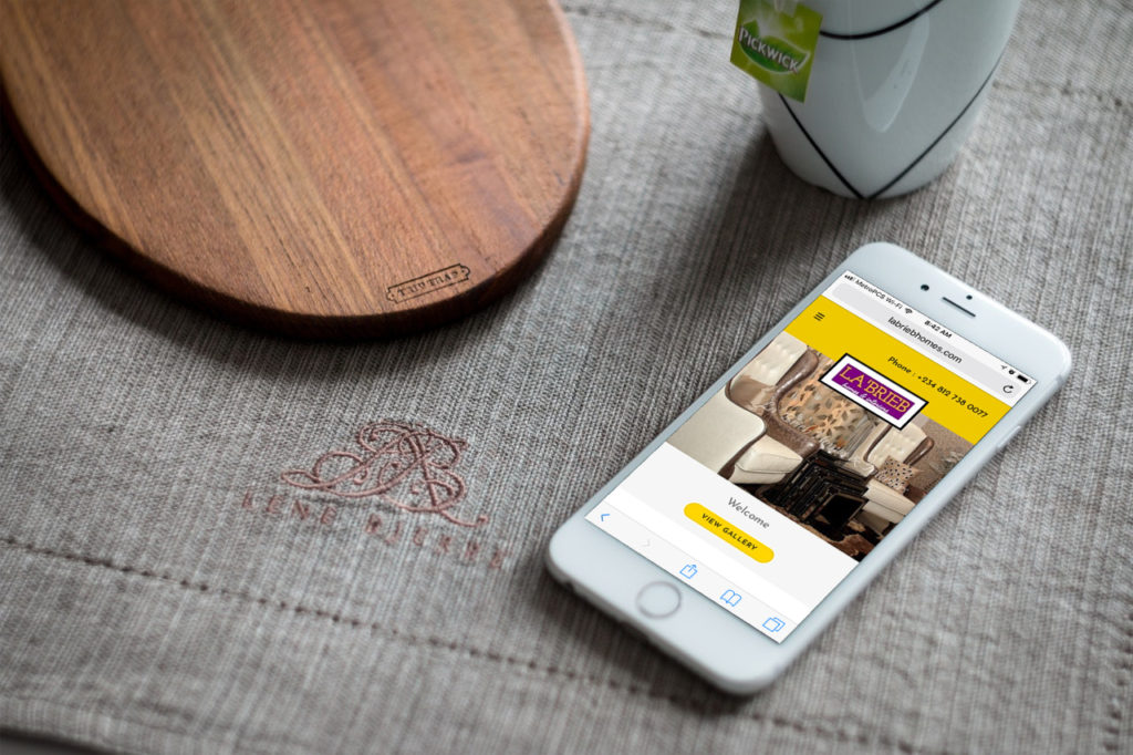 Website design for Interior Designer