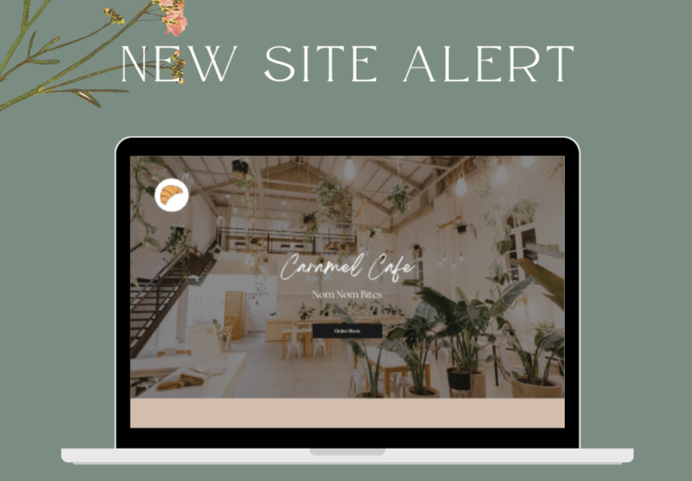 Cafe website design