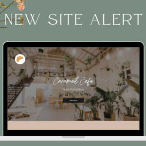 Cafe website design